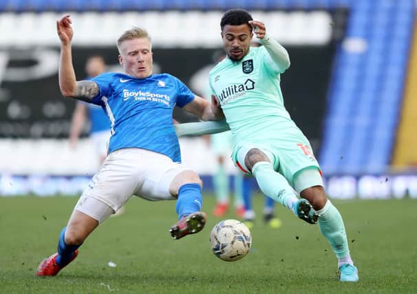Josh Koroma has joined Pompey on a season-long loan from Huddersfield. Picture: Morgan Harlow/Getty Images