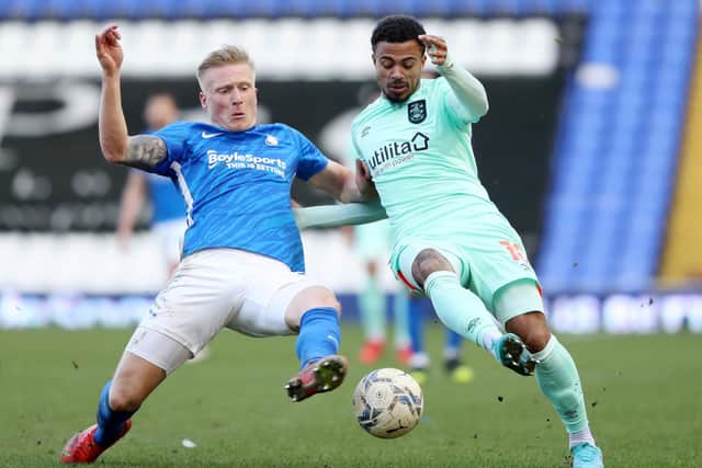 Josh Koroma has joined Pompey on a season-long loan from Huddersfield. Picture: Morgan Harlow/Getty Images