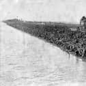 A packed Southsea beach in the 1920s, but what was the occasion?