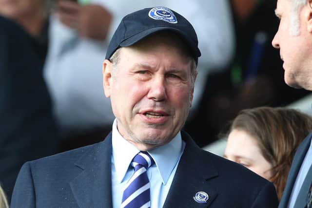 Pompey chairman Michael Eisner. Picture: Joe Pepler