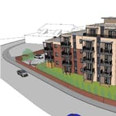 Artist's impression of the proposed new homes