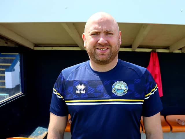 Ben Kneller has been placed in charge of Gosport Borough, along with coaches Jake Wigley and Steve Manning, following Shaun Gale's departure. Picture by Tom Phillips