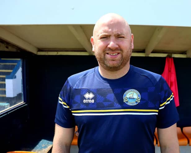 Ben Kneller has been placed in charge of Gosport Borough, along with coaches Jake Wigley and Steve Manning, following Shaun Gale's departure. Picture by Tom Phillips