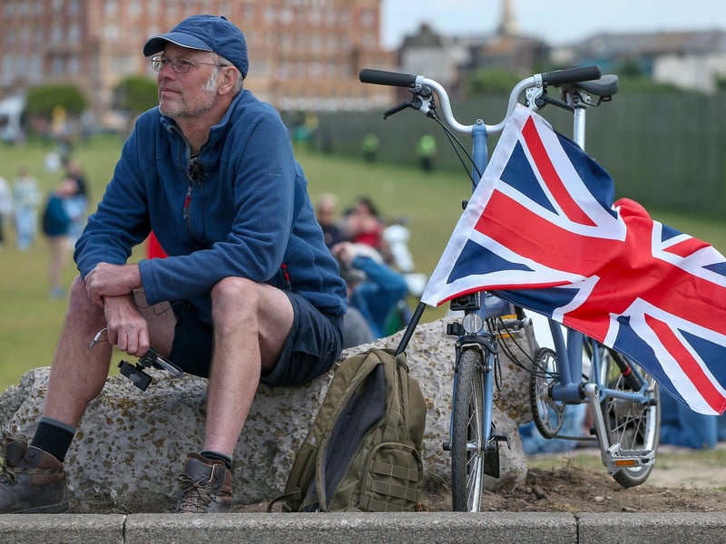 Steve Fauchon from Warsash at the D-Day 80 national commemorative event.Picture: Chris Moorhouse (050624-046)