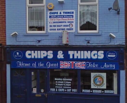 Finally, Chips & Things have been awarded twelfth place. You can visit them at, 3 The Cir, Moorends, Doncaster DN8 4LJ.