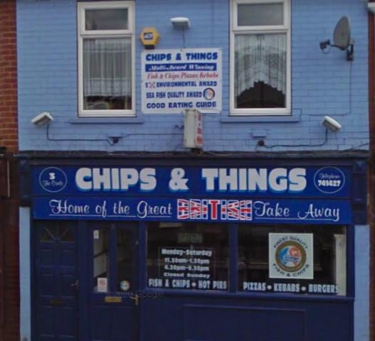 Finally, Chips & Things have been awarded twelfth place. You can visit them at, 3 The Cir, Moorends, Doncaster DN8 4LJ.