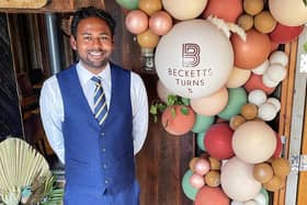 Becketts in Southsea is marking five years in business. Pictured is general manager Terence Carvalho.