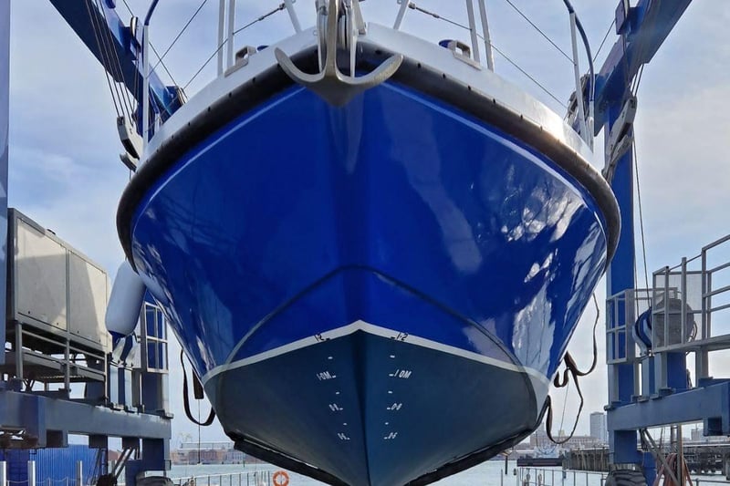 HMS Scimitar, a former Royal Navy patrol vessel, has been transformed into MV Lady Jean following a project in Gosport. She is due to sail to Tanzania and be used as a hospital boat.