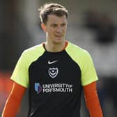 Matt Macey has kept six clean sheets in 12 appearances for Pompey following his arrival from Luton. Picture: Jason Brown/ProSportsImages
