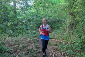 Naomi Doyle as she trains for the London Marathon