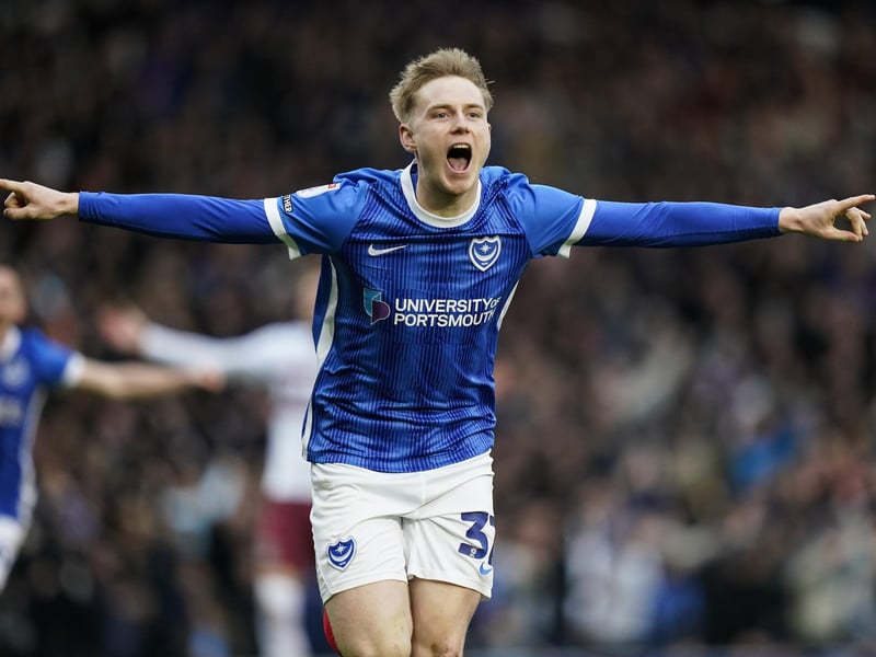Check out our brilliant gallery as Pompey fans roared their team on to victory over Northampton. Pics: Jason Brown.