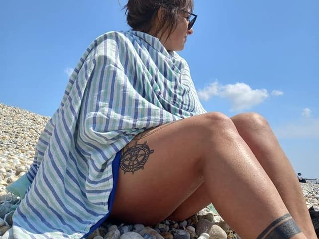 Post sea dip.