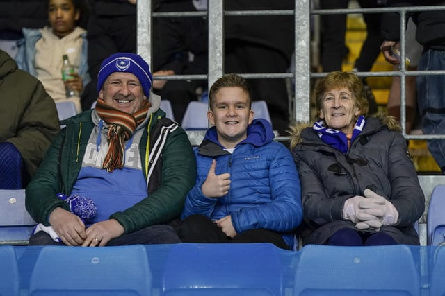 Pompey 1,485 travelling fans were in full voice in their third away game on the spin at Oxford last night.