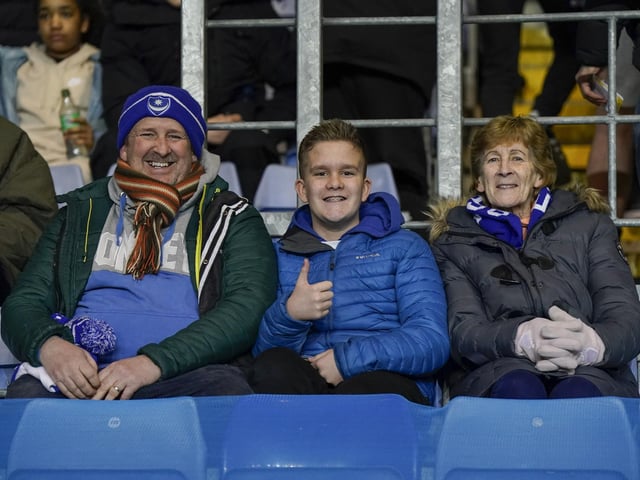 Pompey 1,485 travelling fans were in full voice in their third away game on the spin at Oxford last night.