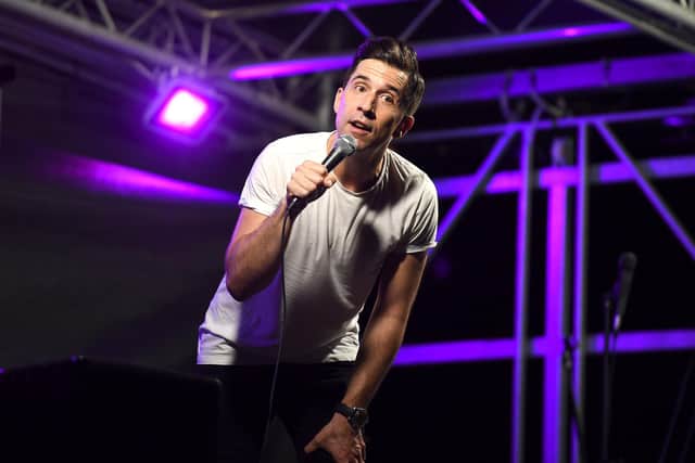 Comedy fans at the Farmers Inn pub in Catherington on August 8 to watch an outdoor gig featuring Russell Kane. Picture: Paul Jacobs/pictureexclusive.com