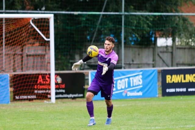 Bert White in action for Gosport Borough last season. Picture by Tom Phillips
