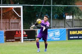 Bert White in action for Gosport Borough last season. Picture by Tom Phillips