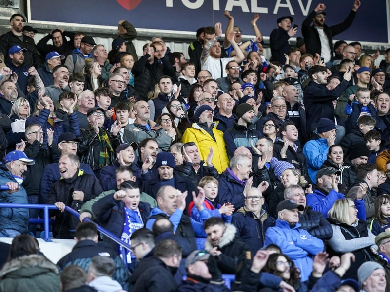 A wall of noise from the Fratton faithful helped the Blus get across the line against the U's