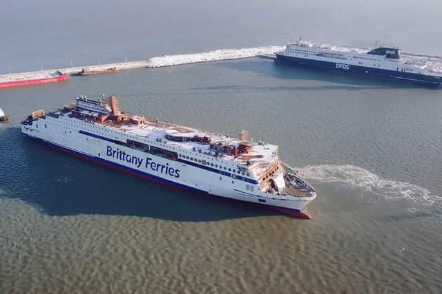 Brittany Ferries' Salamanca's launch ceremony took place on 6 January 2021 at the CMJL shipyard in Weihai, China
