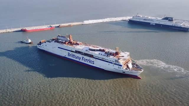 Brittany Ferries' Salamanca's launch ceremony took place on 6 January 2021 at the CMJL shipyard in Weihai, China