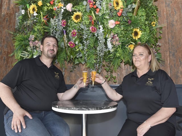Joel Wheeler and Maria Jenner. The pair plan to have pop-up bars at events throughout the summer.