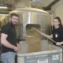Pictured is: Head brewer Mark Hamblin and chef Ruth Hansom.

Picture: Sarah Standing