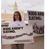 Saffron, 19, from Portsmouth, has been to Westminster as part of the Food Foundation's campaign to get free school meals for all children