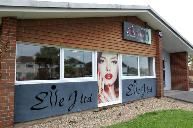 Elle J hair and beauty salon, Gosport. Picture: Chris Moorhouse (jpns 190621-26)