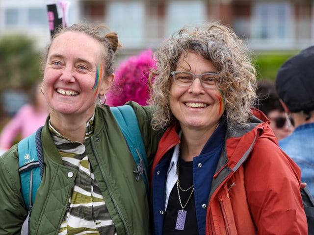 Sabrina Davis and Jessica Bateman, right. Picture: Chris Moorhouse (070625-049)