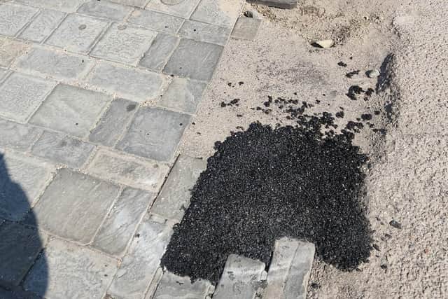 The road near The Square, Hamble. Photo: Peter Langdon