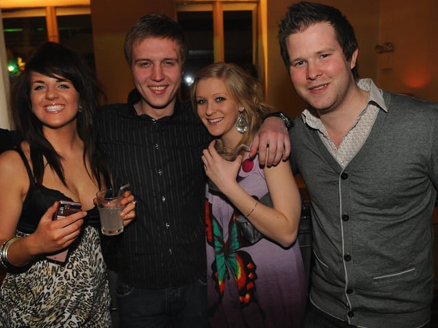 Clubbers enjoy a night out in Portsmouth in 2009. Picture: (091104-2231)