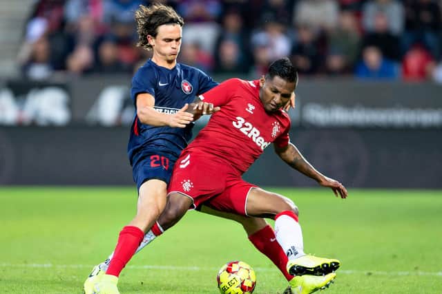 Rasmus Nicolaisen in action against Rangers last season (Pic: HENNING BAGGER/AFP via Getty Images)