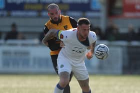 Alex Wall in action for Hawks against Maidstone last season. Picture by Dave Haines