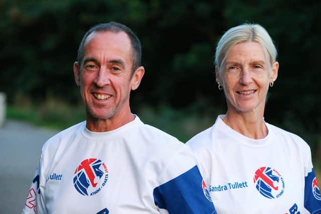 Sandra and Russell Tullett are competing in the 153-mile Spartathlon, which starts in Athens next Friday. Picture: Chris Moorhouse