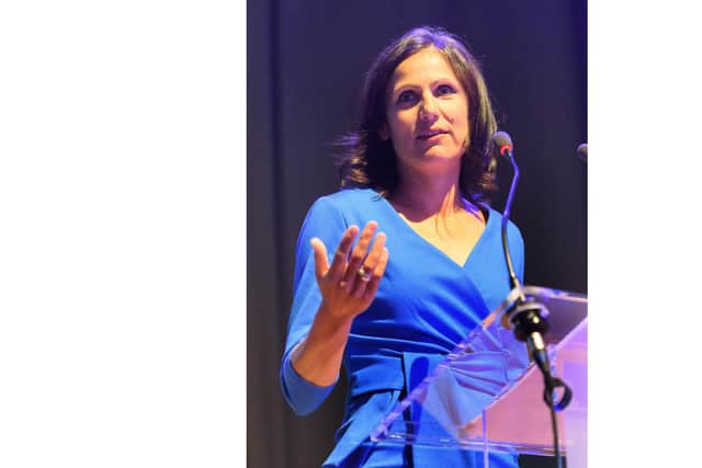 Anjana Gadgil hosting the 2021 News Business Excellence Awards Picture: Keith Woodland (080721-23)