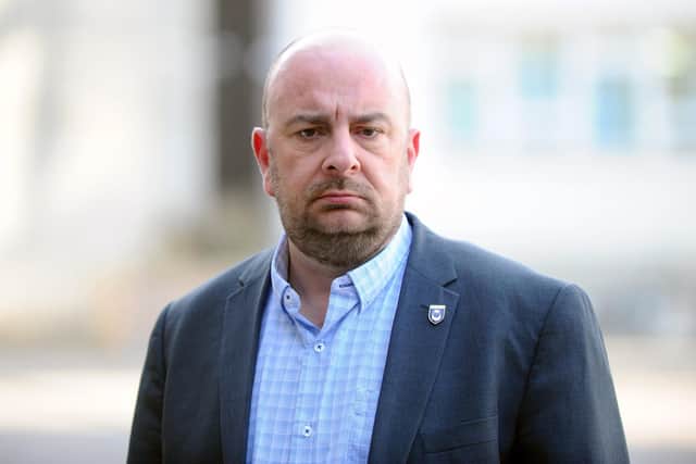Furious: Councillor Steve Pitt, deputy leader of Portsmouth City Council. Photo: Sarah Standing (090320-9866)
