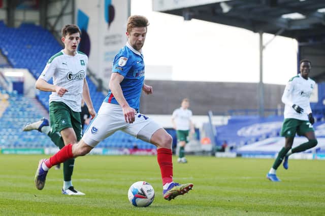 Michael Jacobs has endured an injury-hampered time at Fratton Park since arriving in September. Picture: Joe Pepler