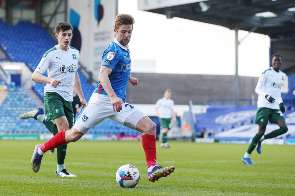 Michael Jacobs has endured an injury-hampered time at Fratton Park since arriving in September. Picture: Joe Pepler