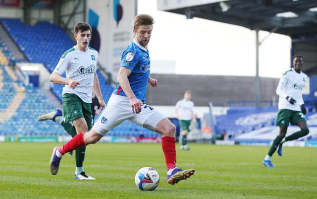 Michael Jacobs has endured an injury-hampered time at Fratton Park since arriving in September. Picture: Joe Pepler