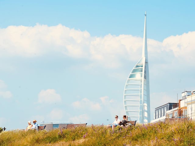 A perfect summer's day in the city