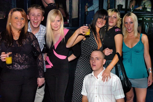 Revellers having a good time at the Time & Envy nightclub, South Parade, Southsea - (044752-0090)