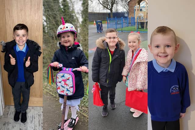 Proud parents have sent us their snaps of children returning to school.