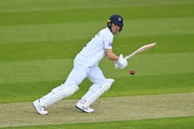 Joe Weatherley ended the second day of Hampshire's Championship game with Somerset on 31 not out. Photo by Dan Mullan/Getty Images.