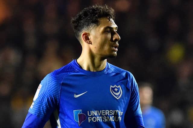 Tyler Walker has scored once in 15 appearances for Pompey.   Picture: Graham Hunt