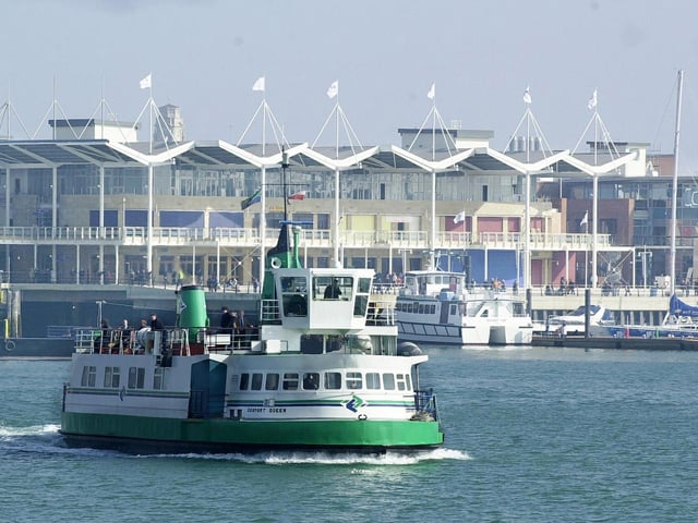 The Gosport Ferry in 2001. Picture: Luke MacGregor 011222-1