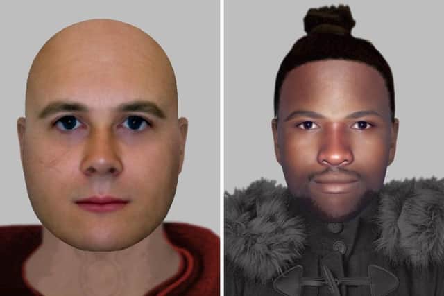 Police are looking for these two men following an attack on Fawcett Road in Southsea.