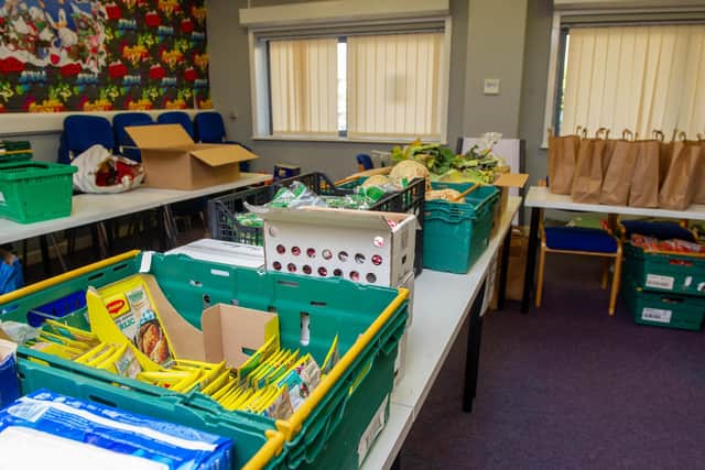 Some of the food available at Landport Community Centre, Portsmouth on 20 April 2021

Picture: Habibur Rahman