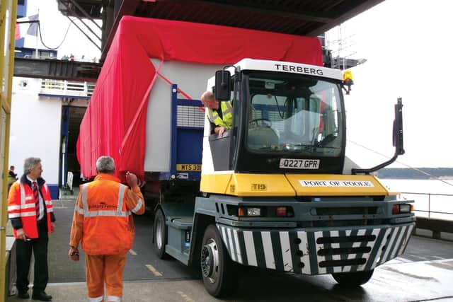 Freight on Britanny Ferries