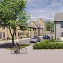 A CGI of the proposed Bellway Homes development at Tipner East in Portsmouth