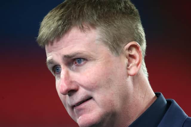 Republic of Ireland's head coach Stephen Kenny. (Photo by Nick Potts / POOL / AFP)